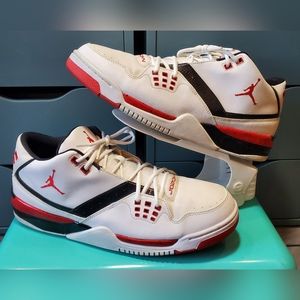 JORDAN FLIGHT 23 ☆ White Black Red ☆ SIZE 14 MENS ☆ Very Nice & Clean